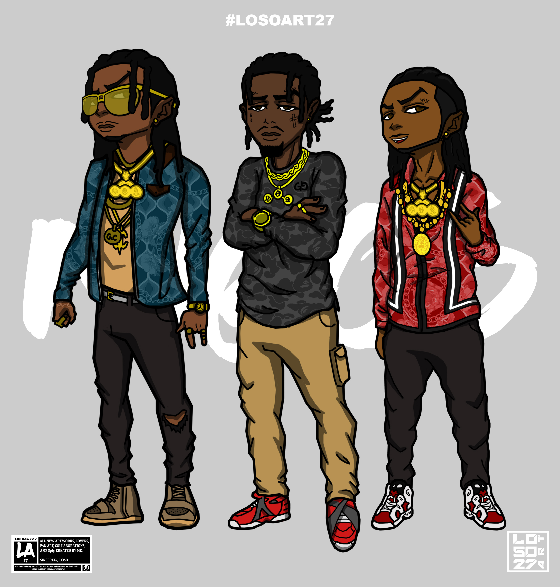 Quavo Cartoon Wallpapers