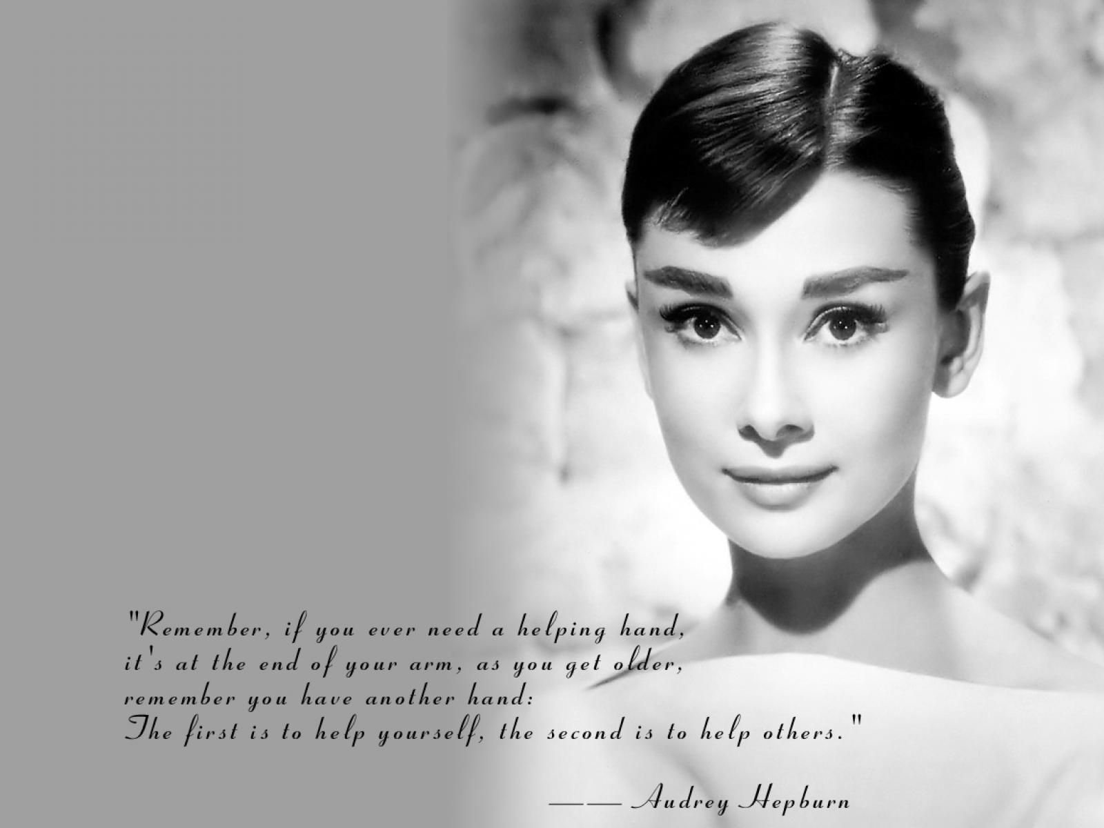 Quotes From Audrey Hepburn Wallpapers