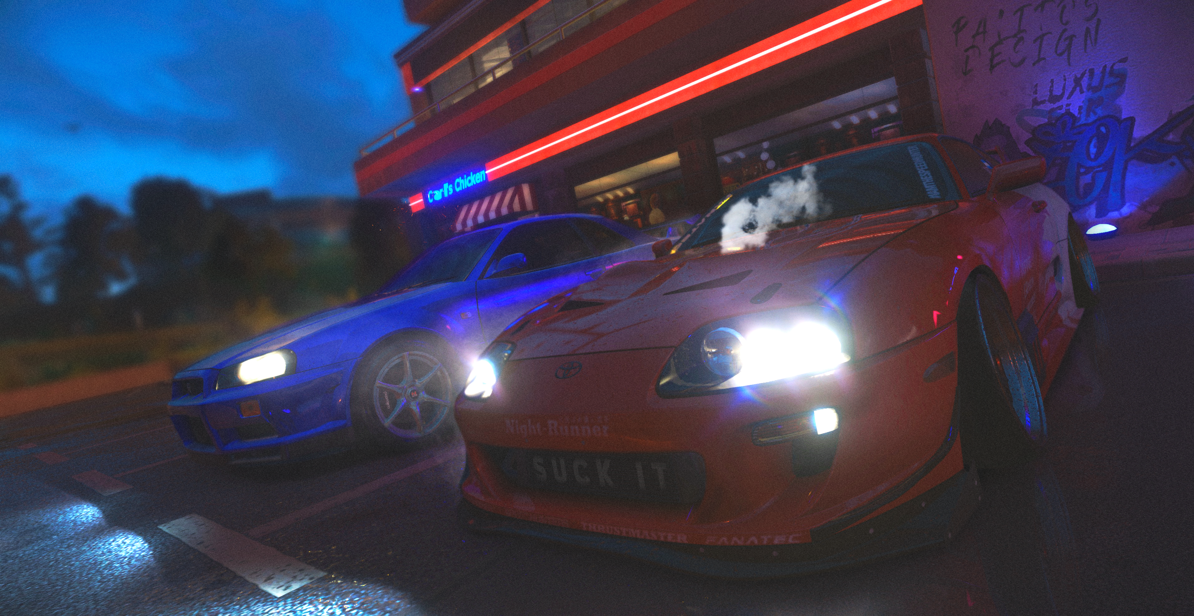 R34 And Supra Wallpapers