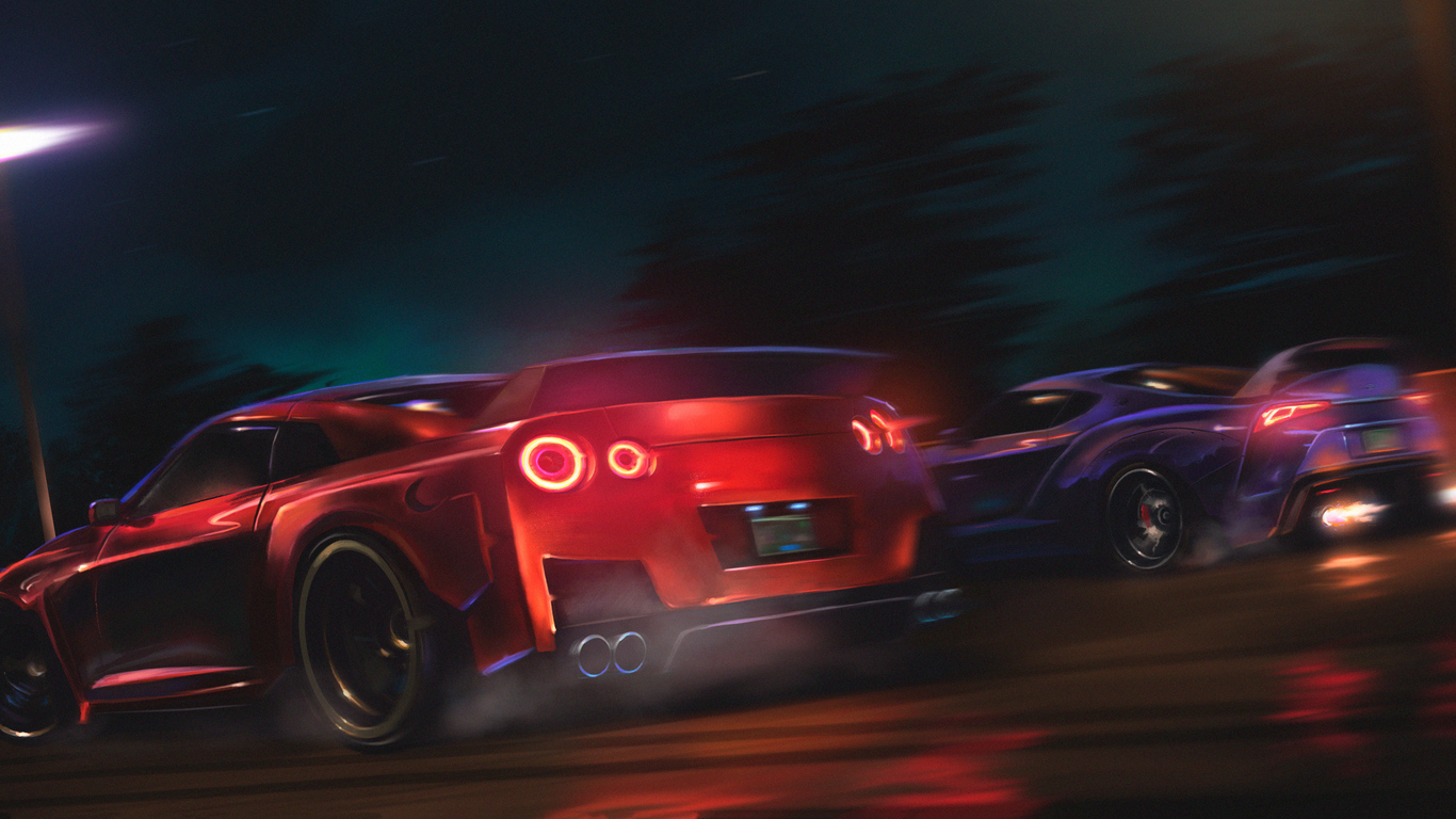 R34 And Supra Wallpapers