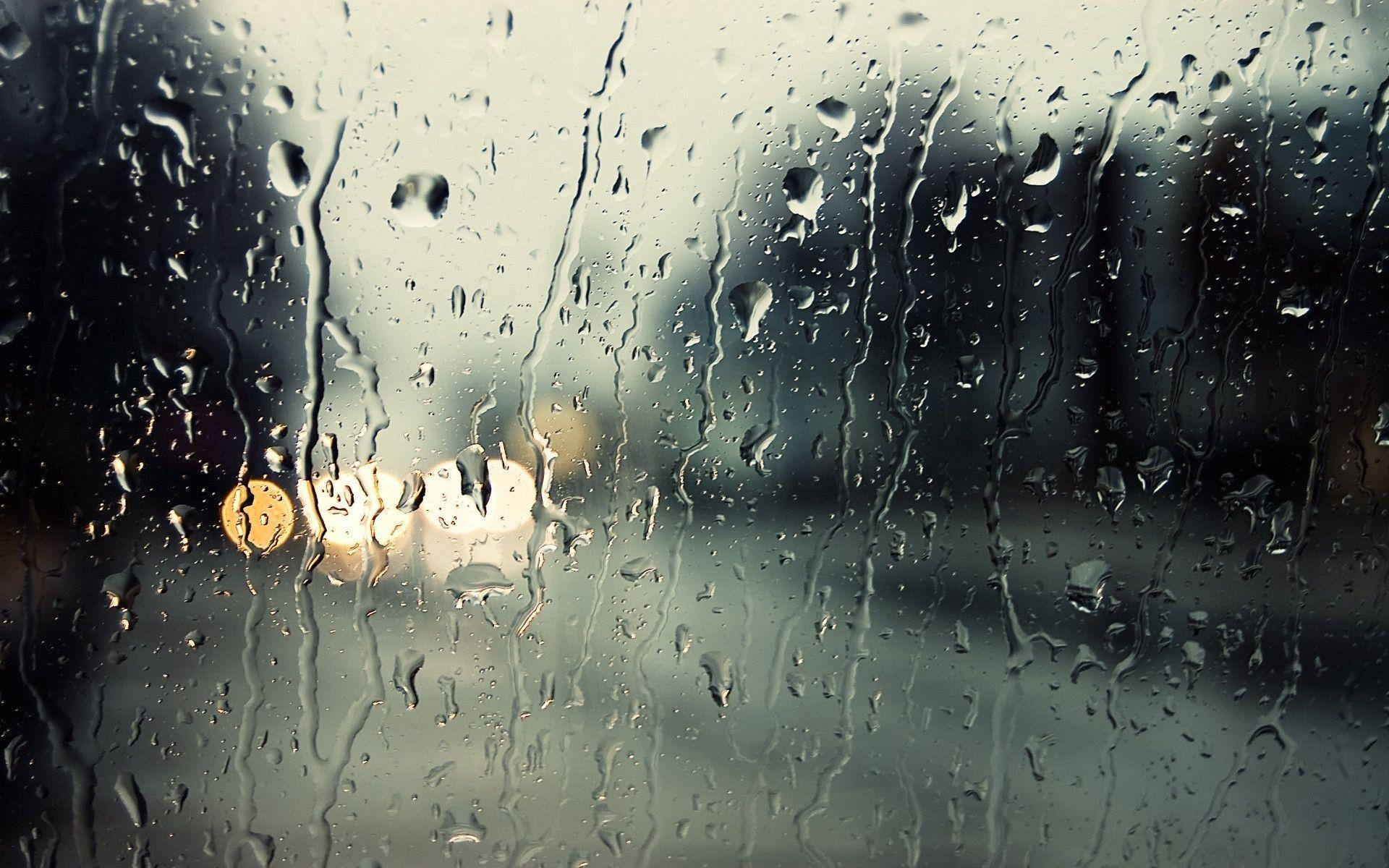 Rain Glass Wallpapers