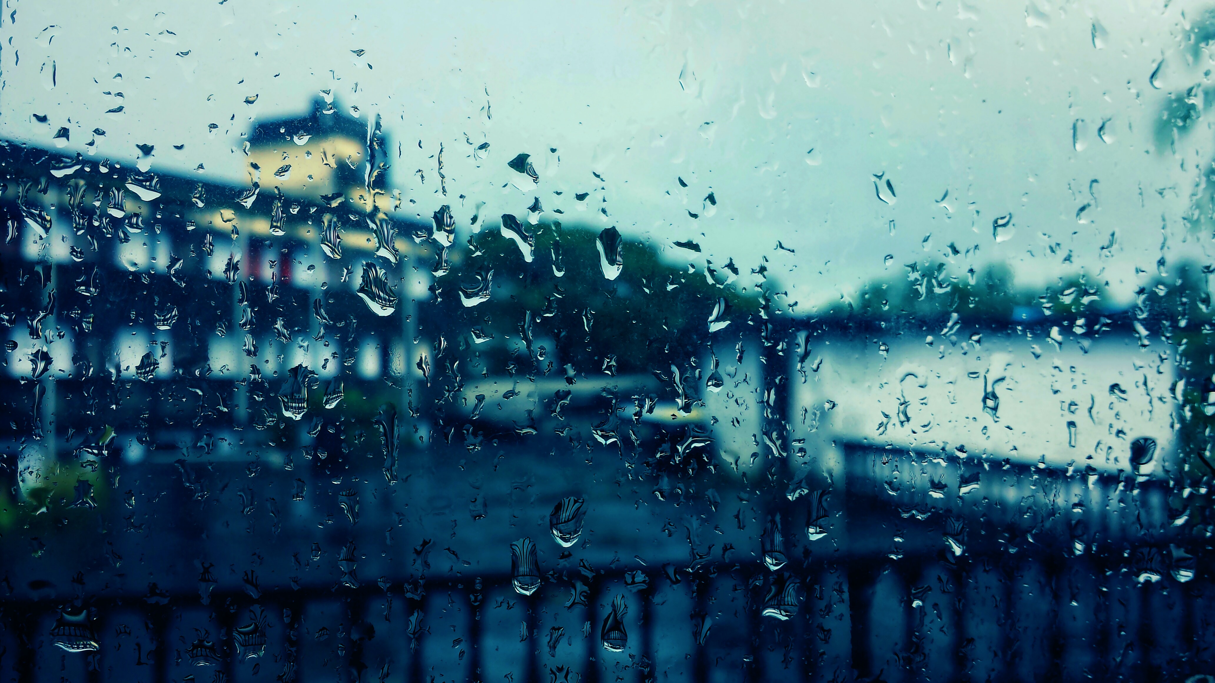 Rain Glass Wallpapers