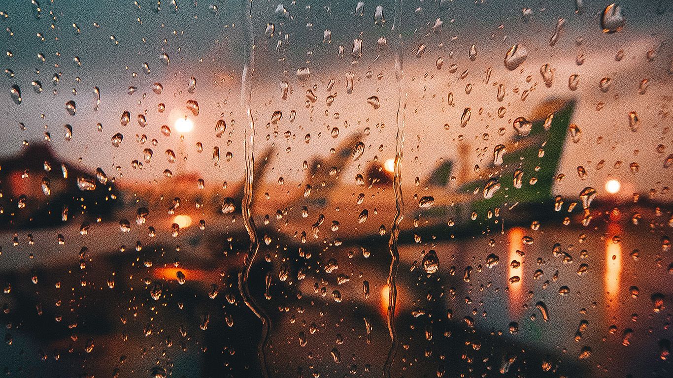 Rain Glass Wallpapers