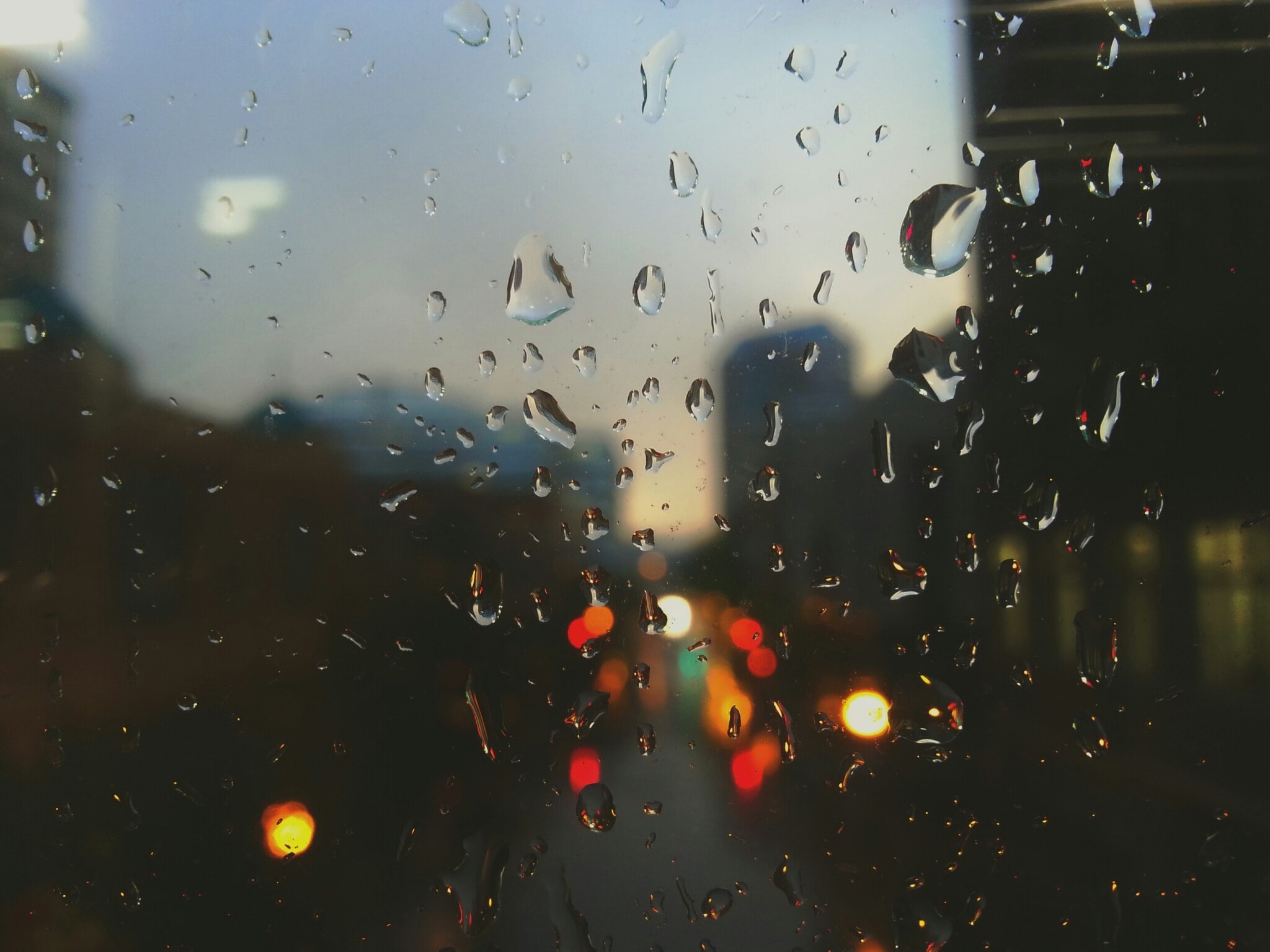 Rain Glass Wallpapers