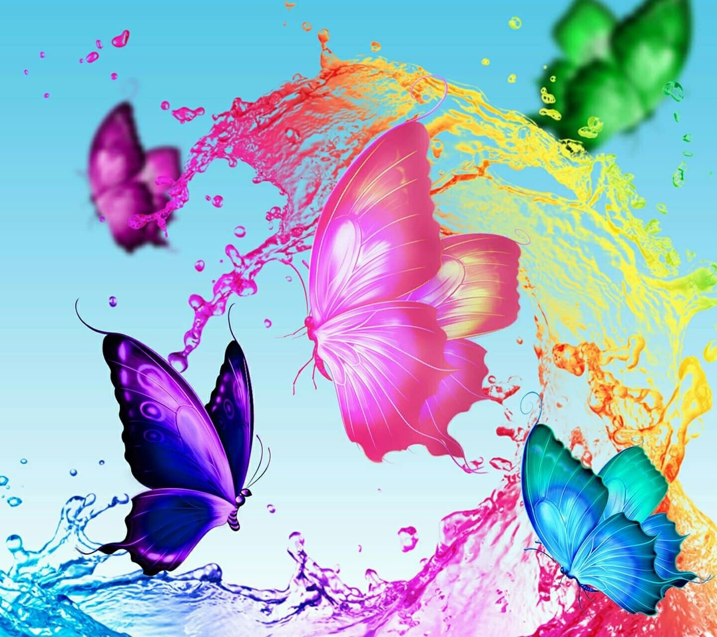 Rainbow Butterfly Wallpapers