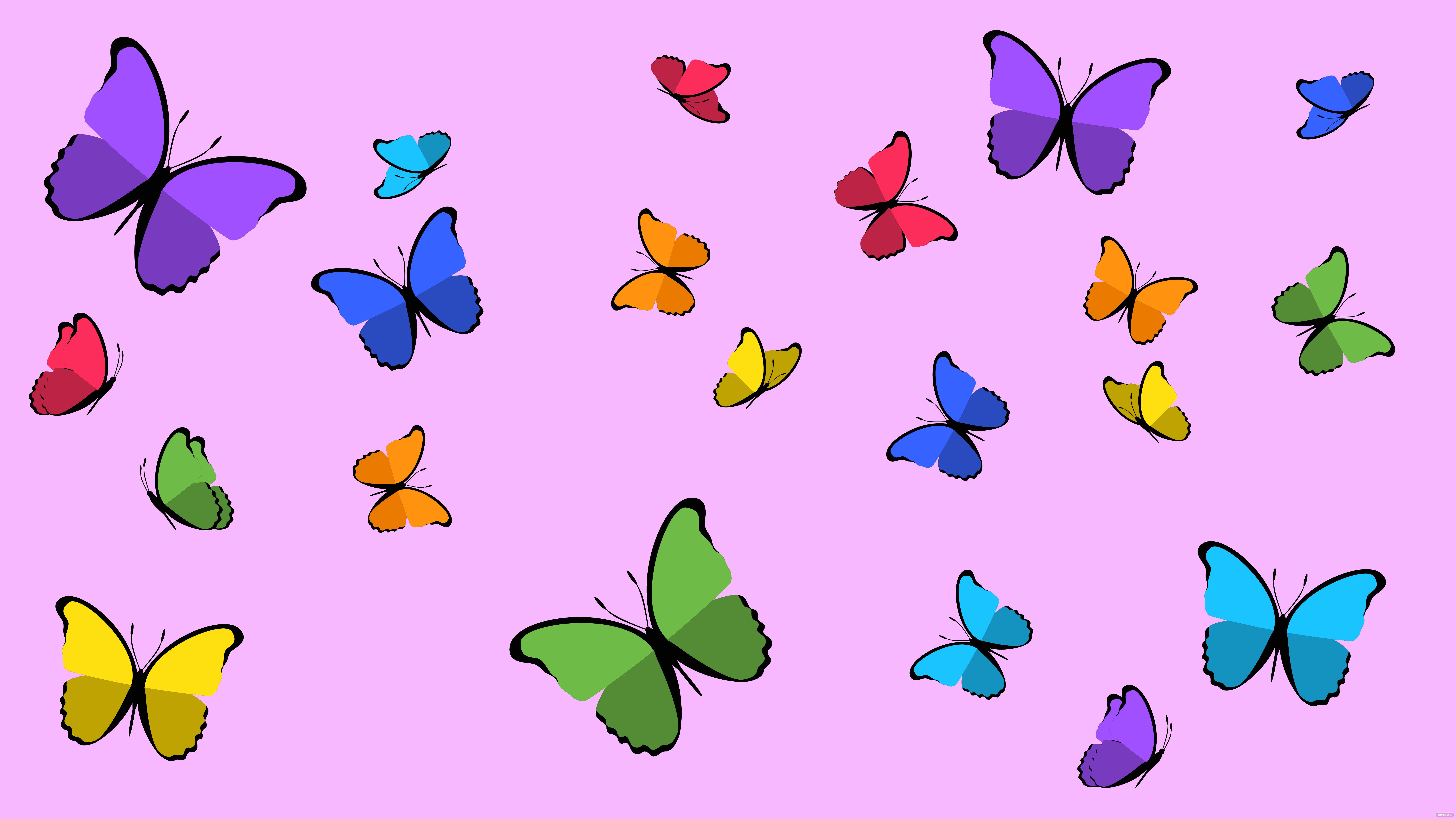 Rainbow Butterfly Wallpapers