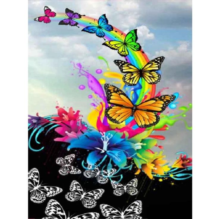 Rainbow Butterfly Wallpapers