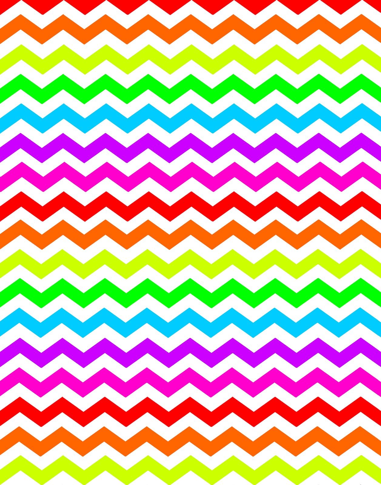 Rainbow Chevron Wallpapers