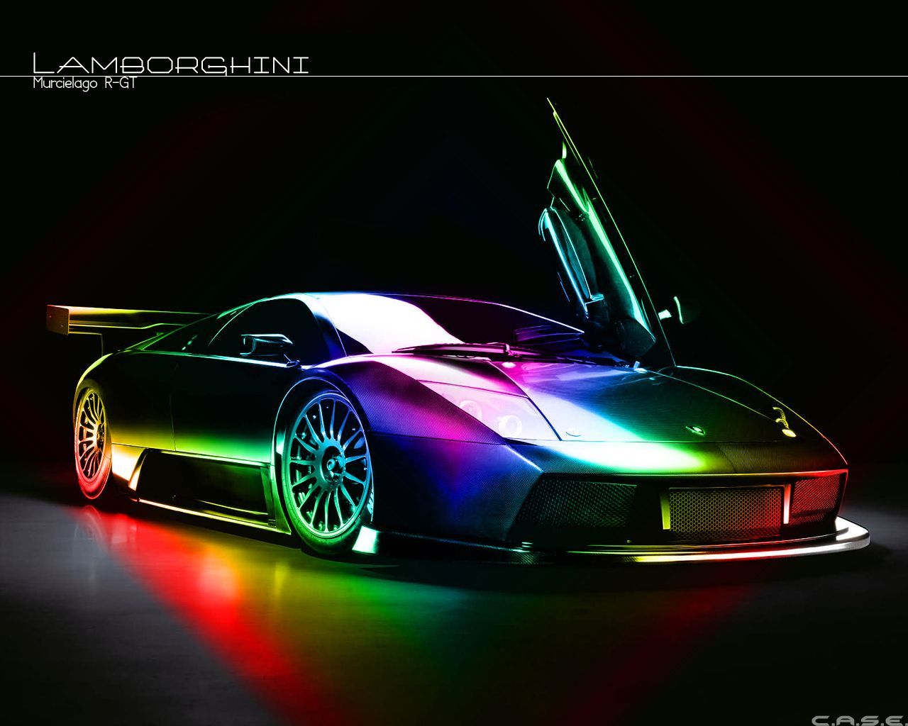 Rainbow Lamborghini Wallpapers