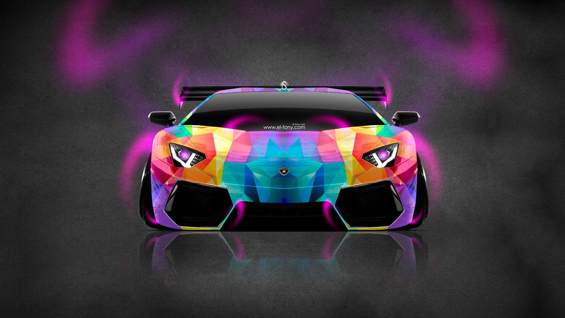 Rainbow Lamborghini Wallpapers