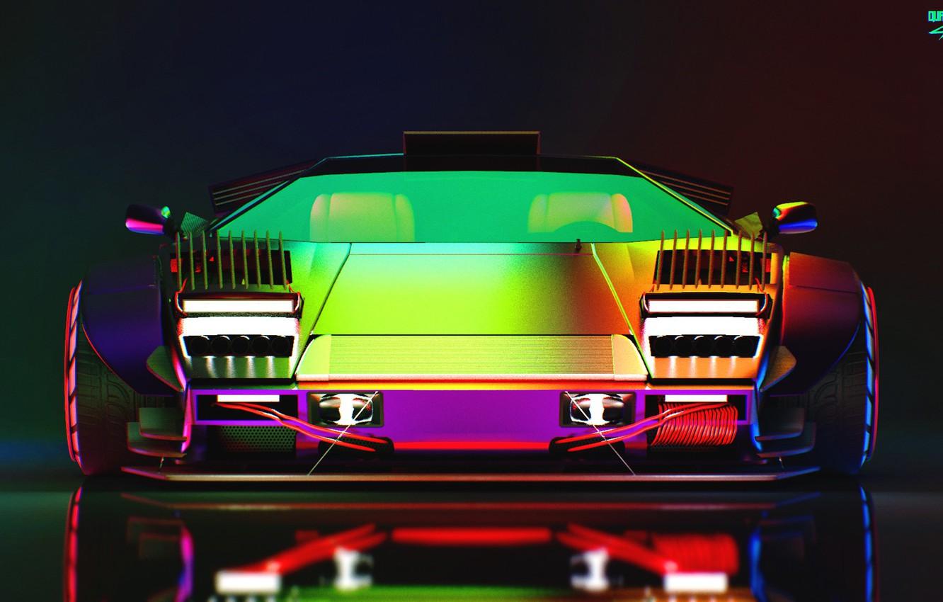 Rainbow Lamborghini Wallpapers