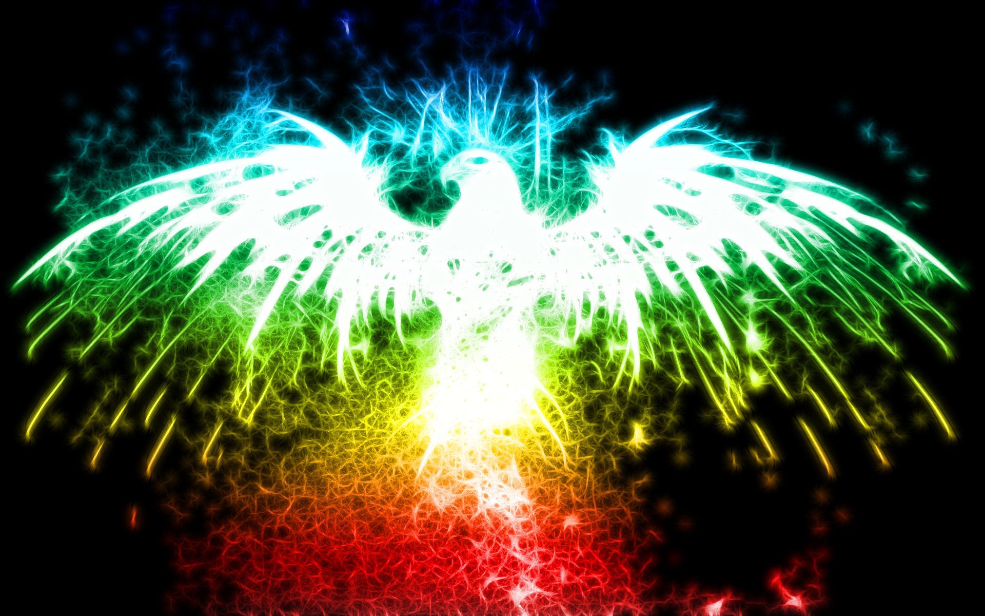 Rainbow Phoenix Wallpapers