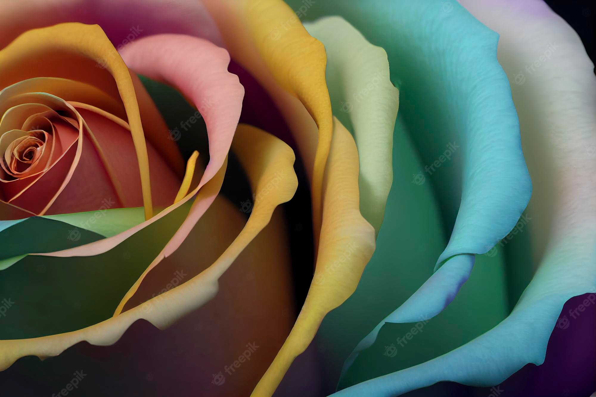 Rainbow Rose Wallpapers