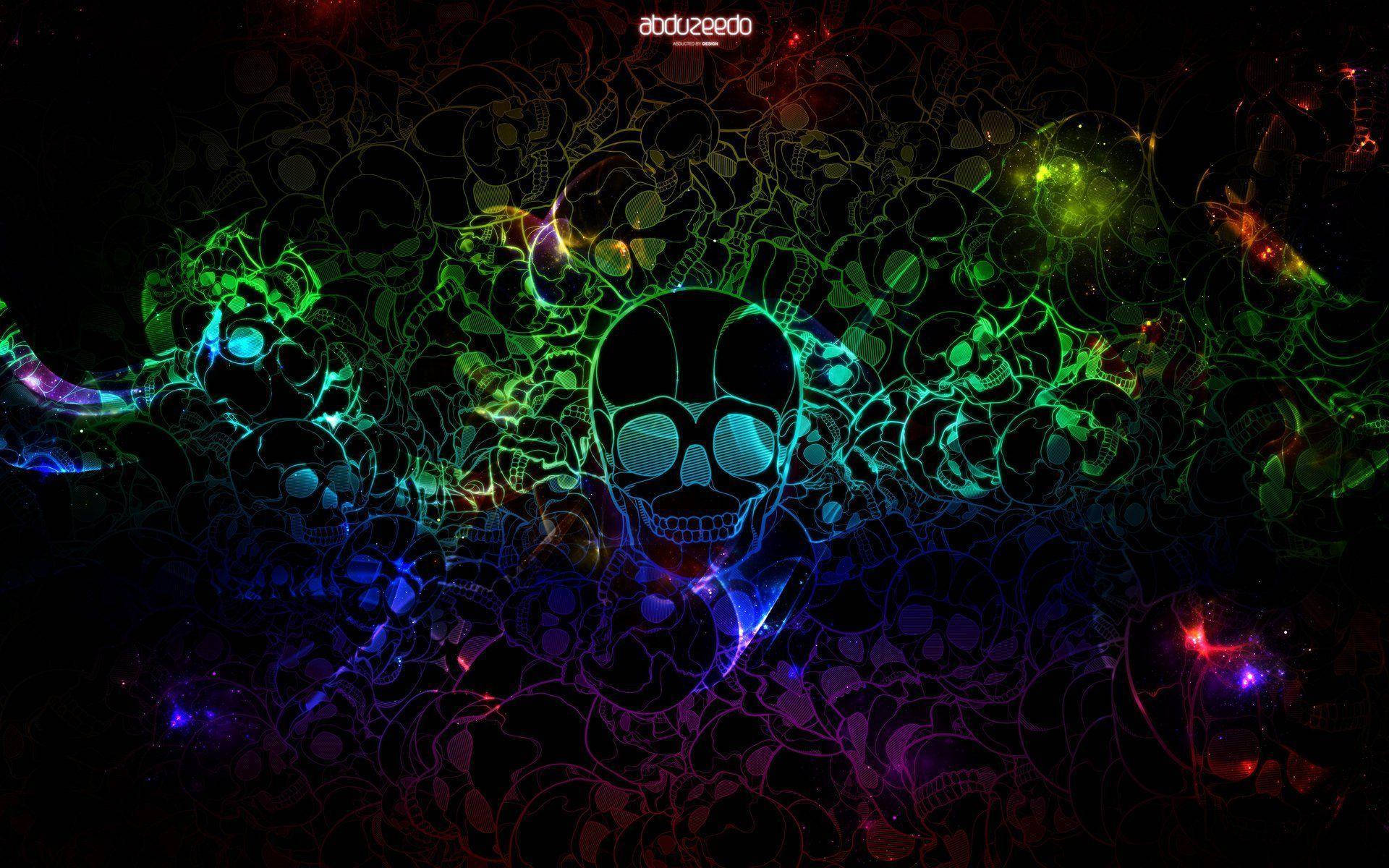 Rainbow Skull Wallpapers