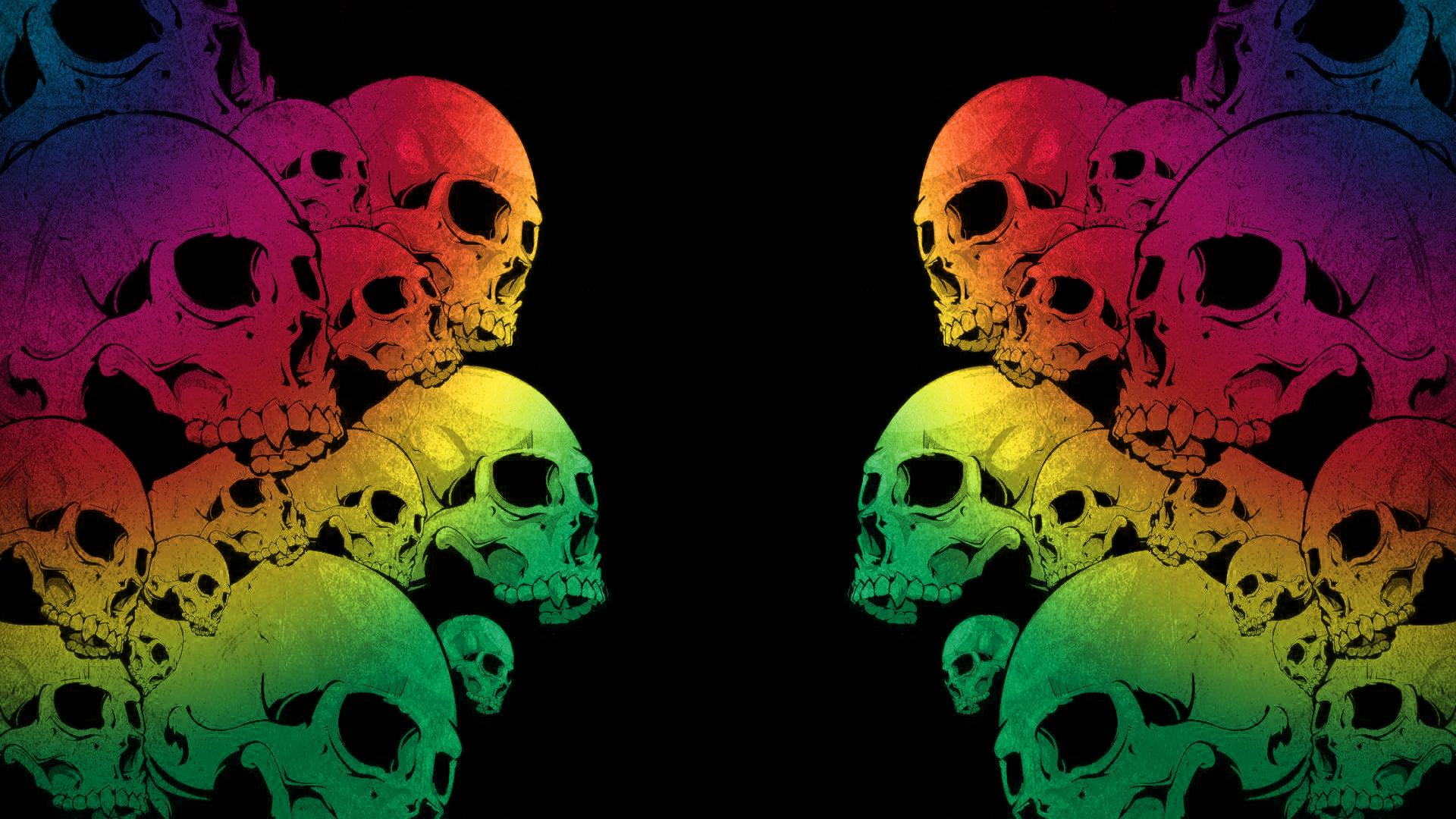 Rainbow Skull Wallpapers