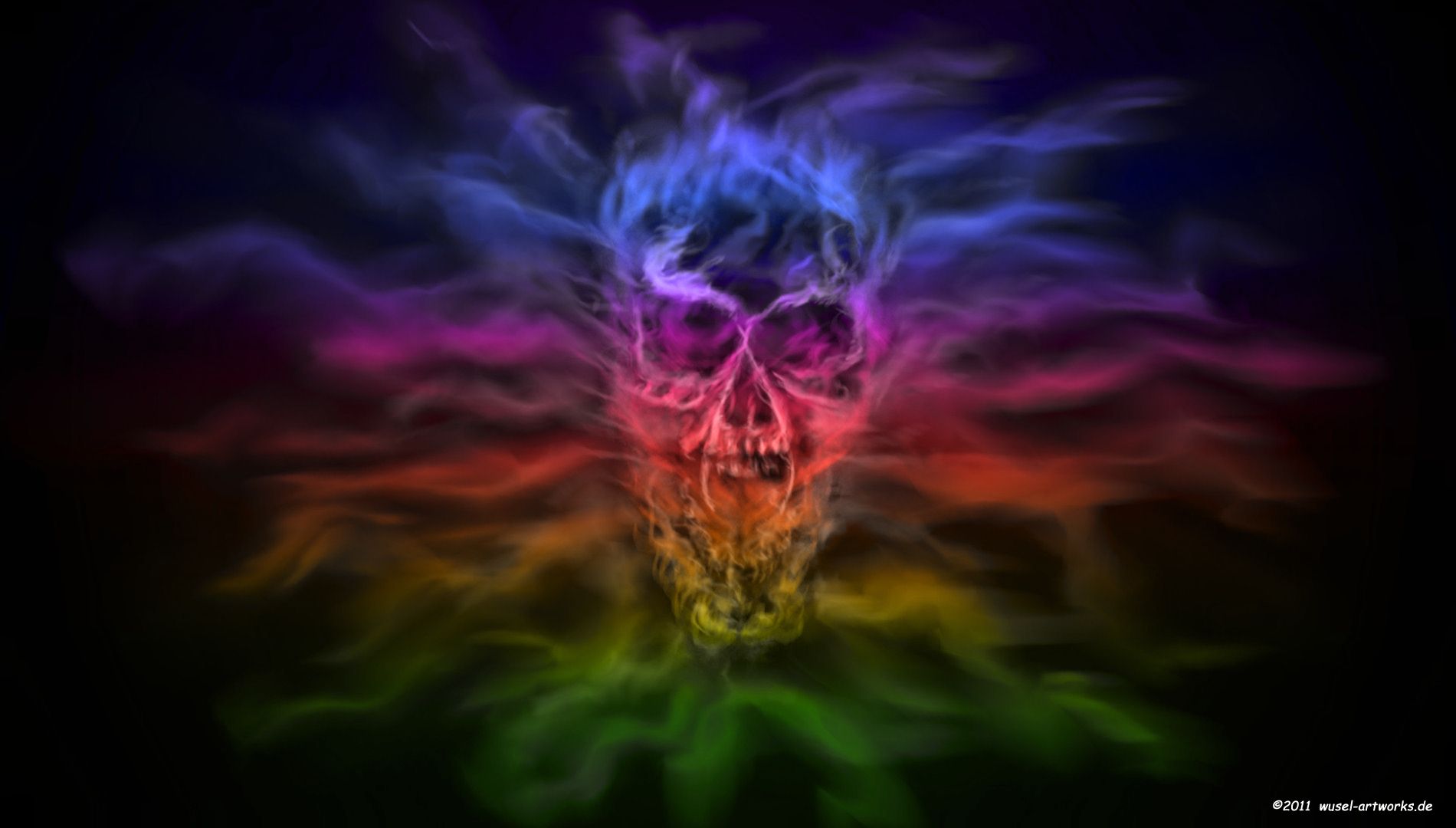 Rainbow Skull Wallpapers