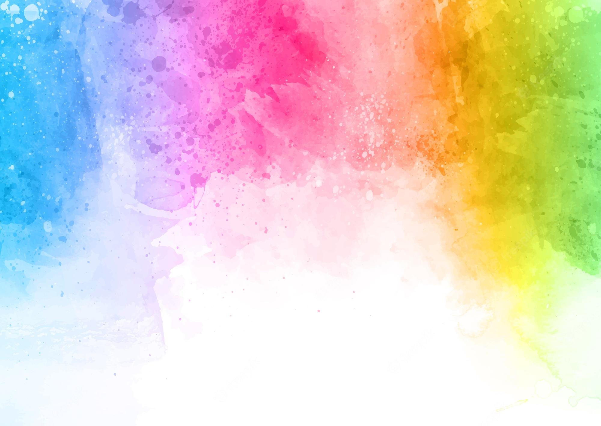 Rainbow Splatter Wallpapers