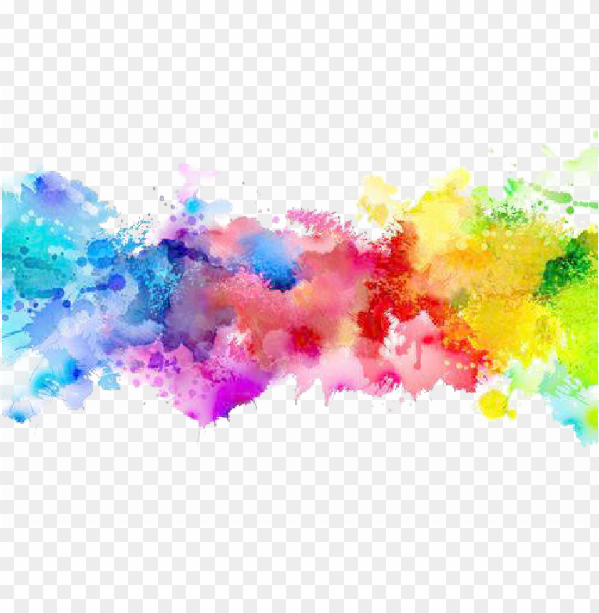 Rainbow Splatter Wallpapers