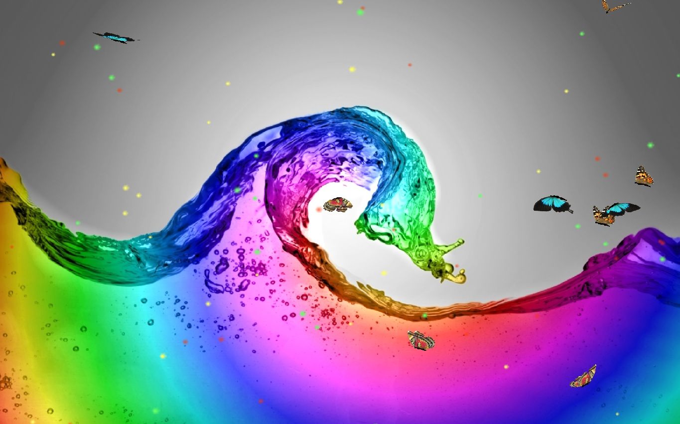 Rainbow Water Wallpapers