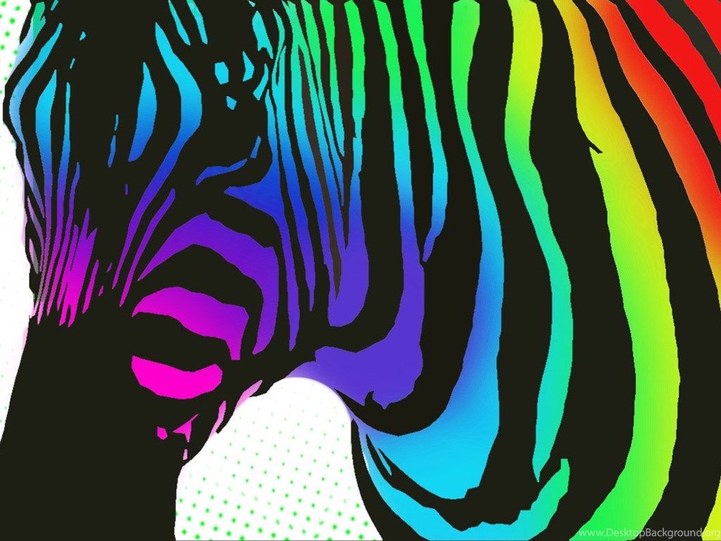 Rainbow Zebra Wallpapers