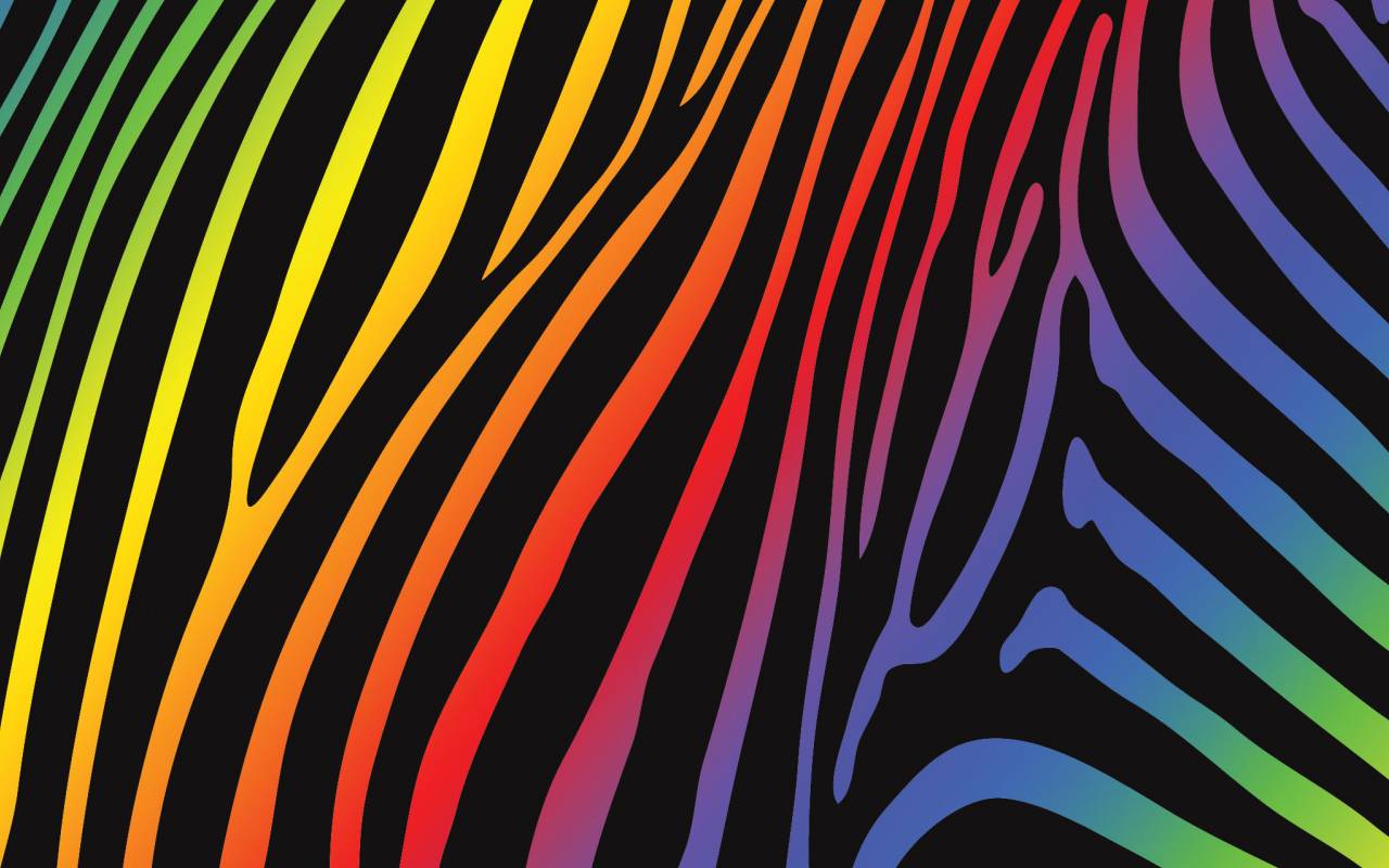 Rainbow Zebra Wallpapers