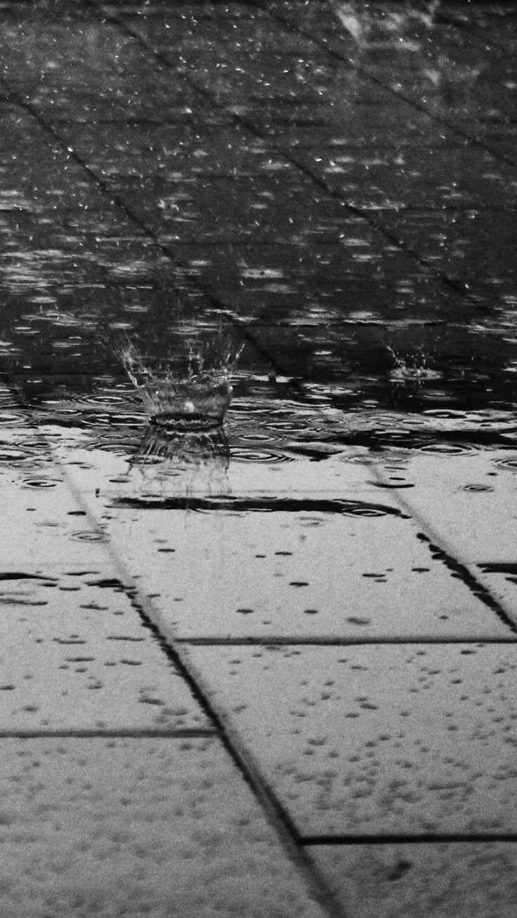 Raining Black And White Wallpapers