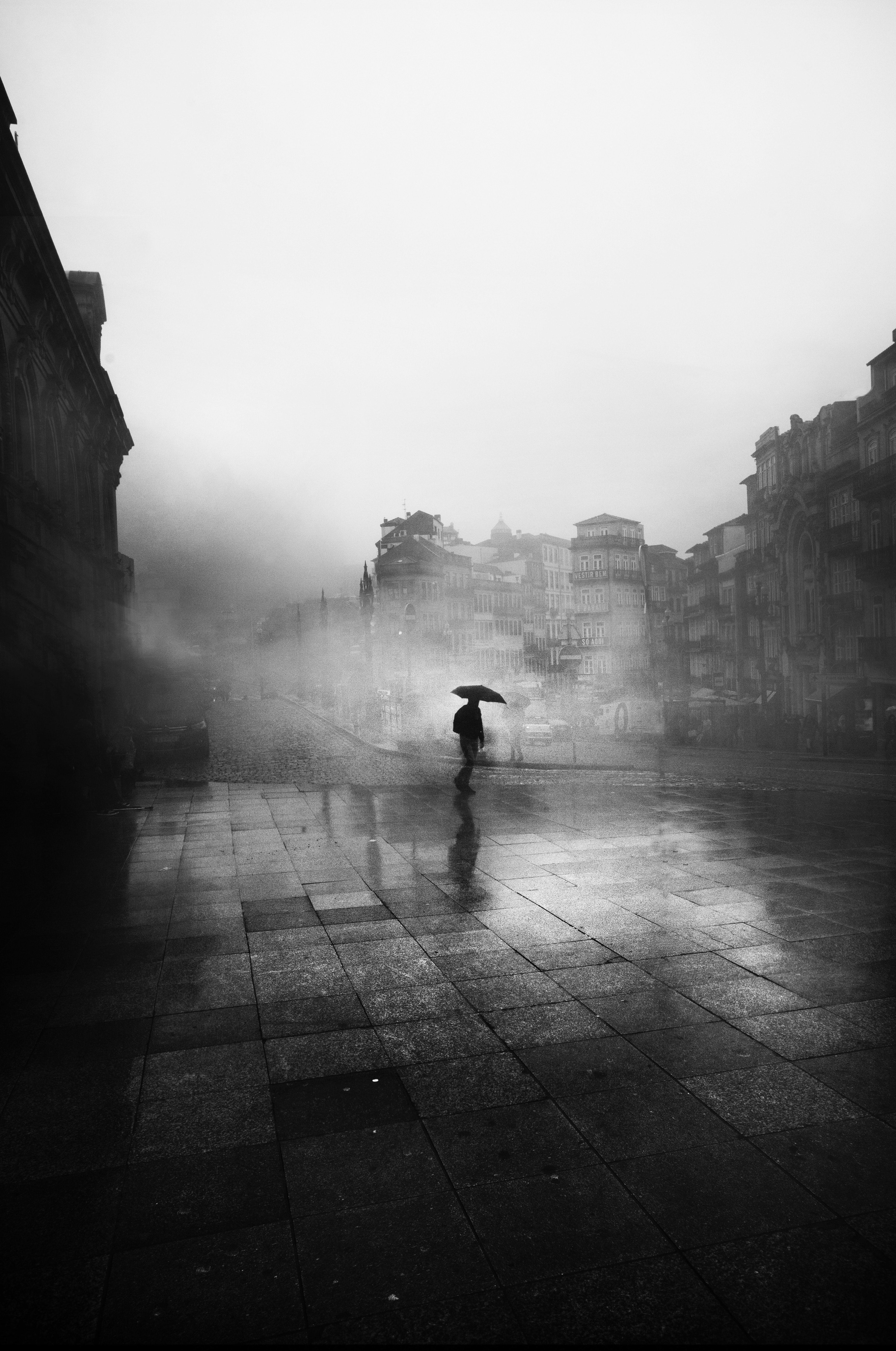 Raining Black And White Wallpapers