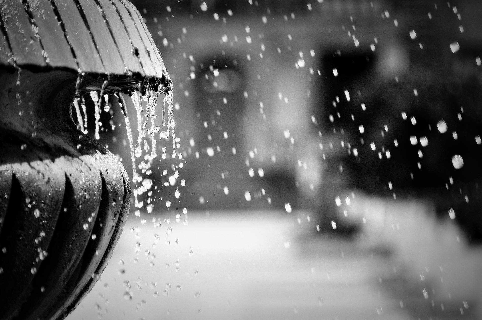 Raining Black And White Wallpapers