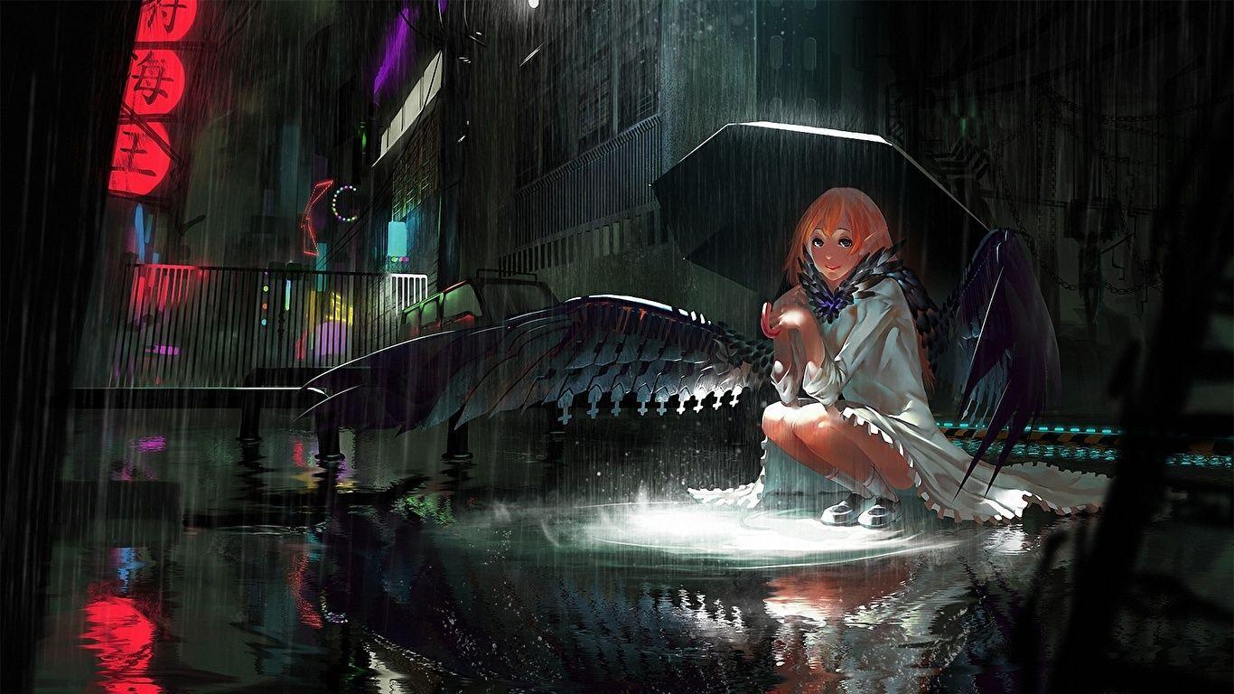 Rainy Anime Wallpapers