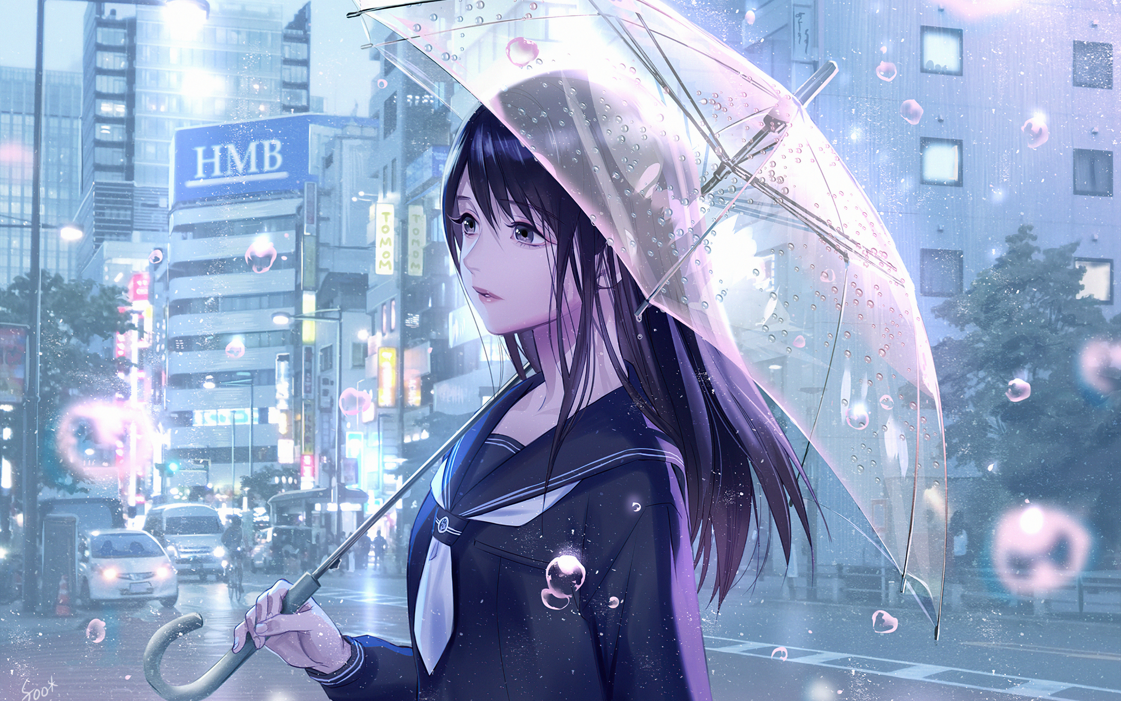 Rainy Anime Wallpapers