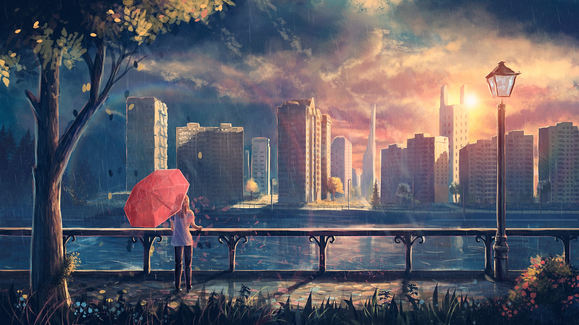 Rainy Anime Wallpapers