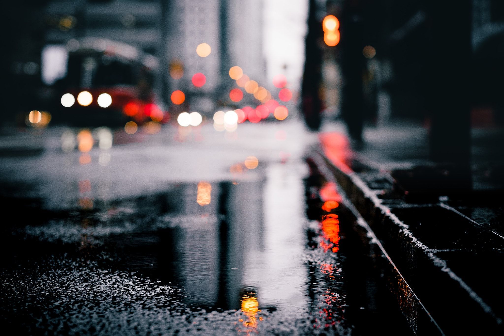 Rainy Road Wallpapers