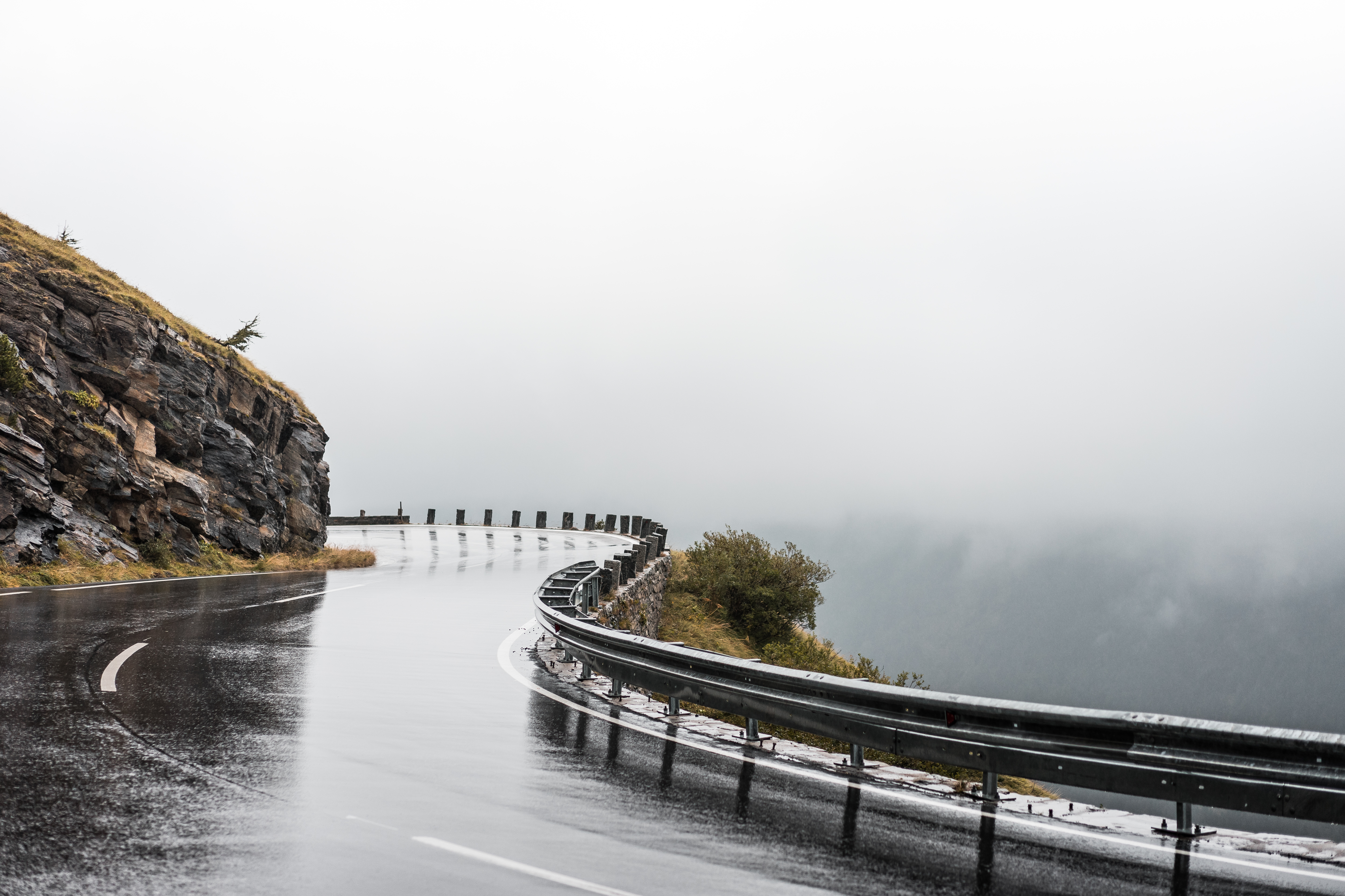 Rainy Road Wallpapers