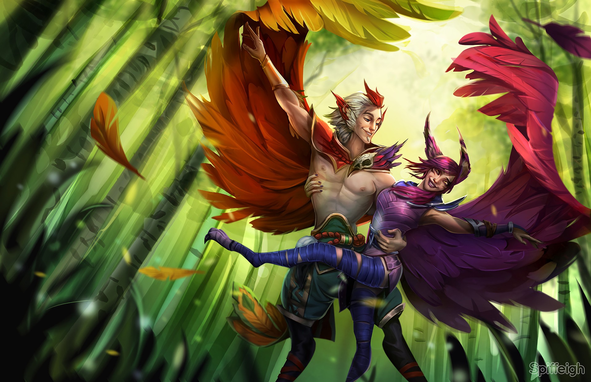 Rakan And Xayah Wallpapers