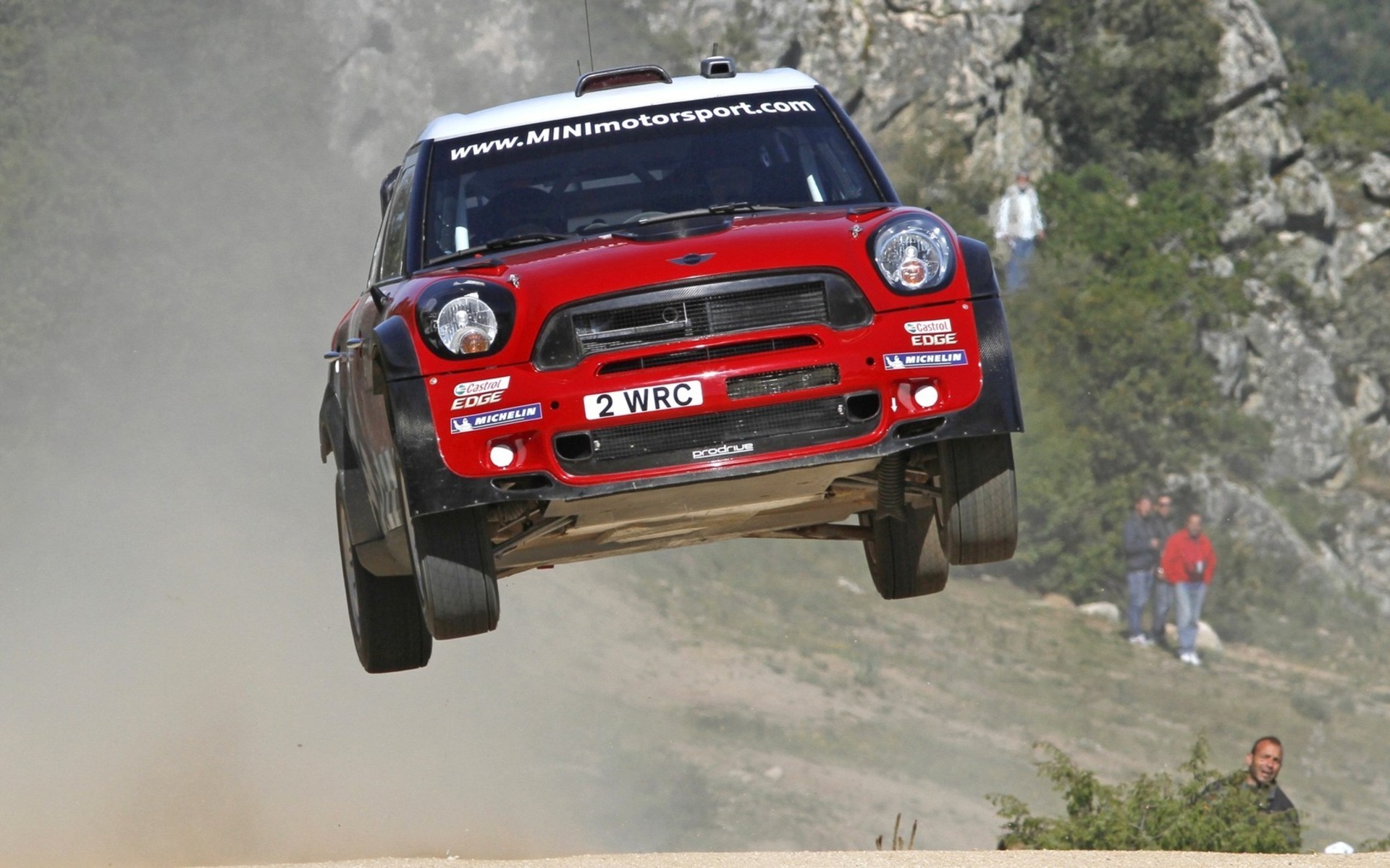 Rally Car Jump Wallpapers