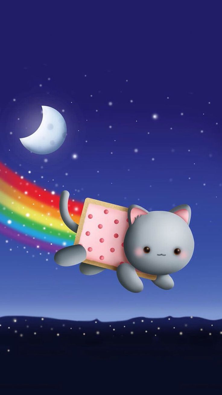 Real Rainbow Cat Wallpapers