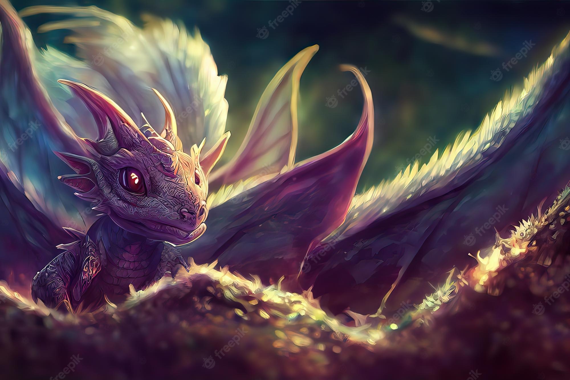 Realistic Beautiful Dragons Wallpapers