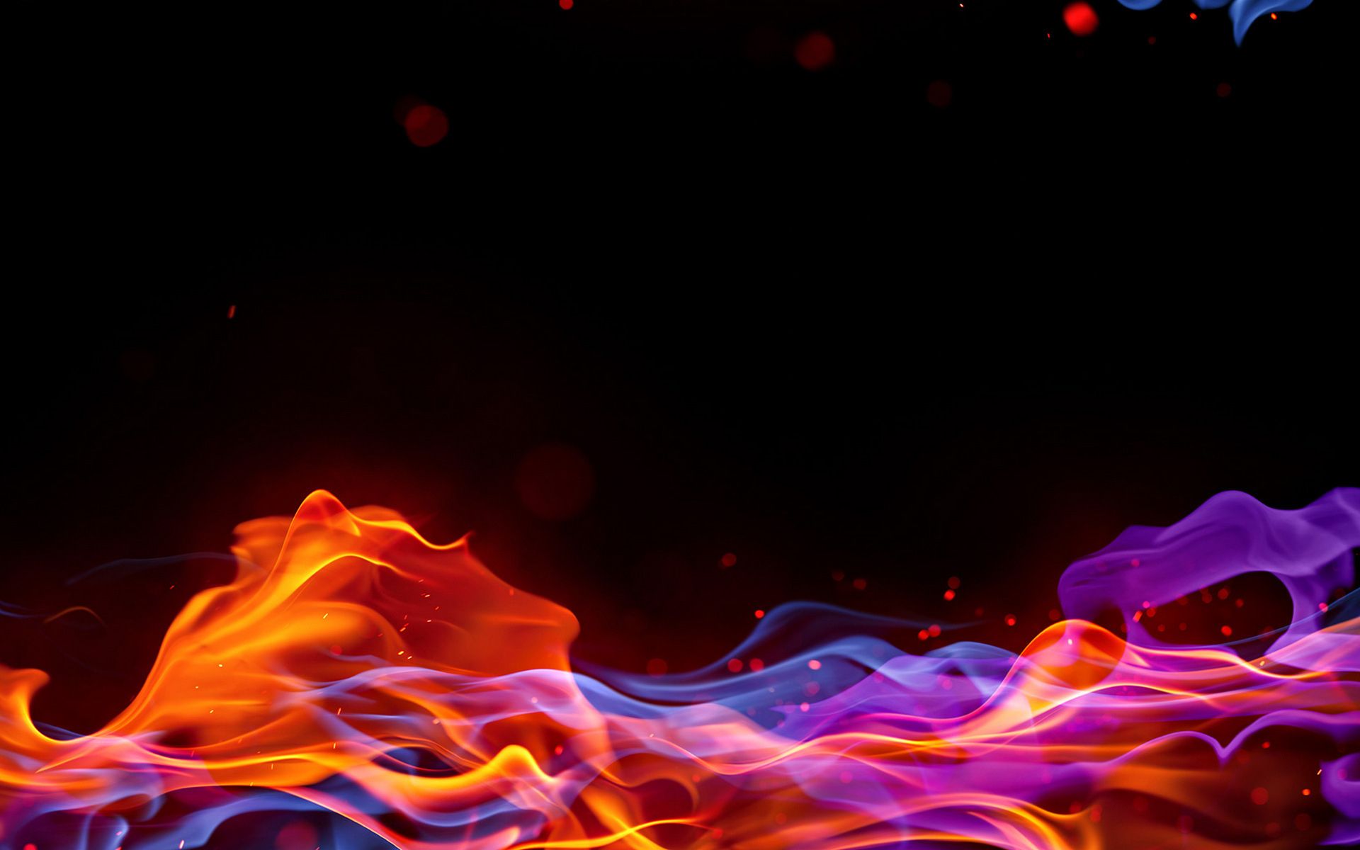 Red Black Fire Wallpapers