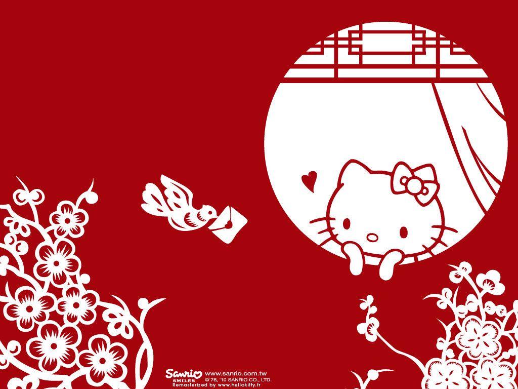 Red Hello Kitty Wallpapers