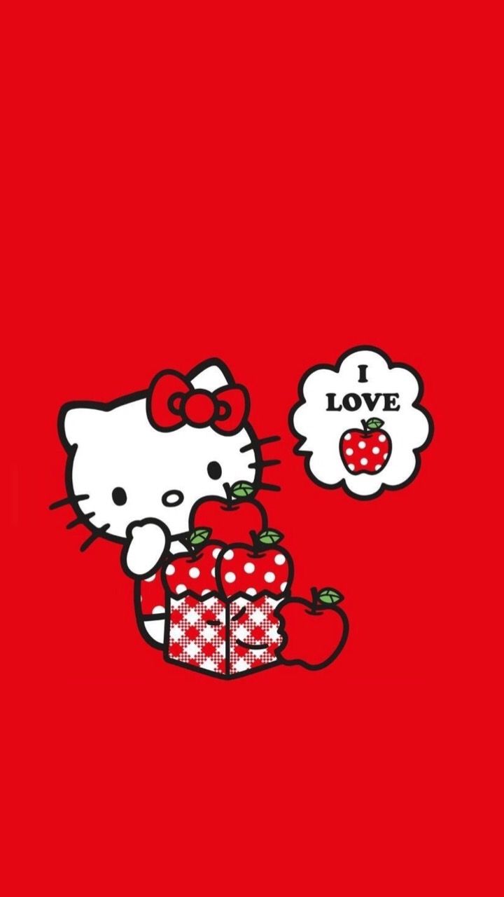 Red Hello Kitty Wallpapers