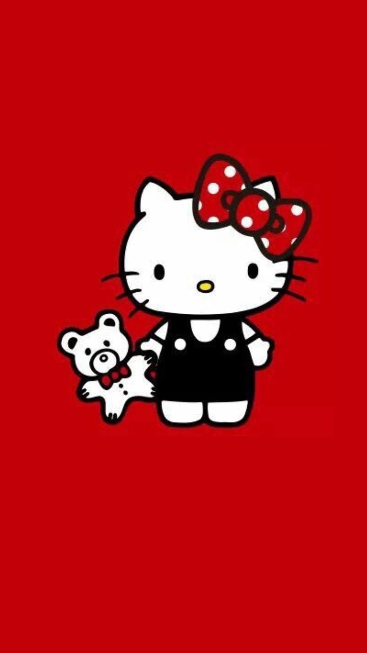 Red Hello Kitty Wallpapers