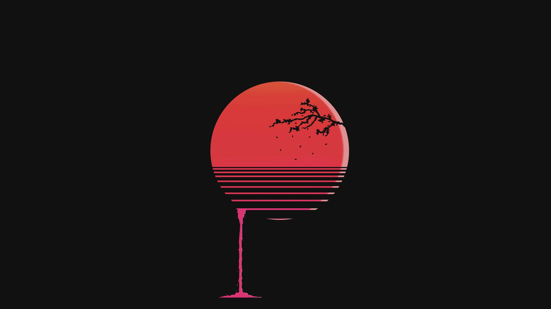 Red Minimalist Wallpapers