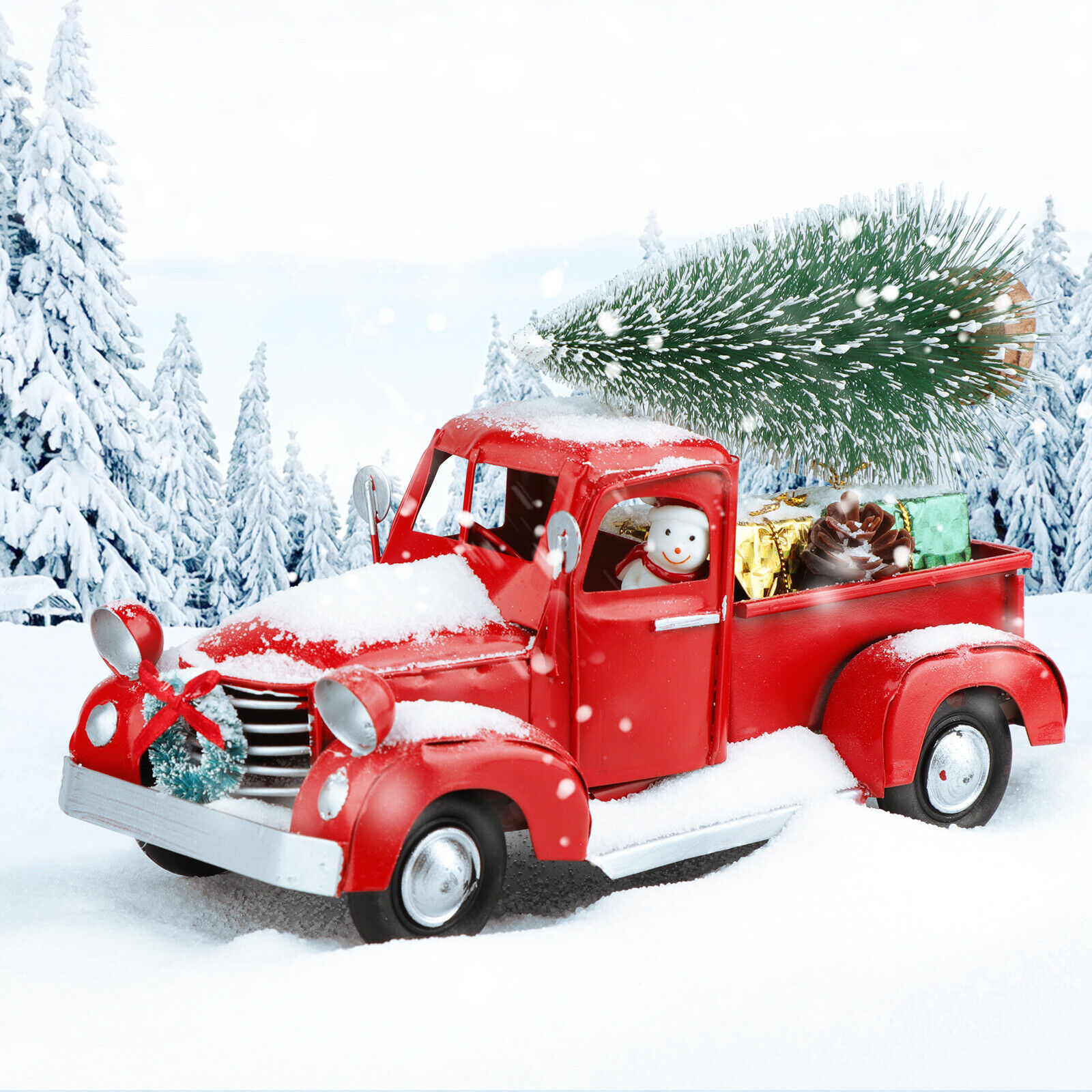 Red Truck Christmas Wallpapers