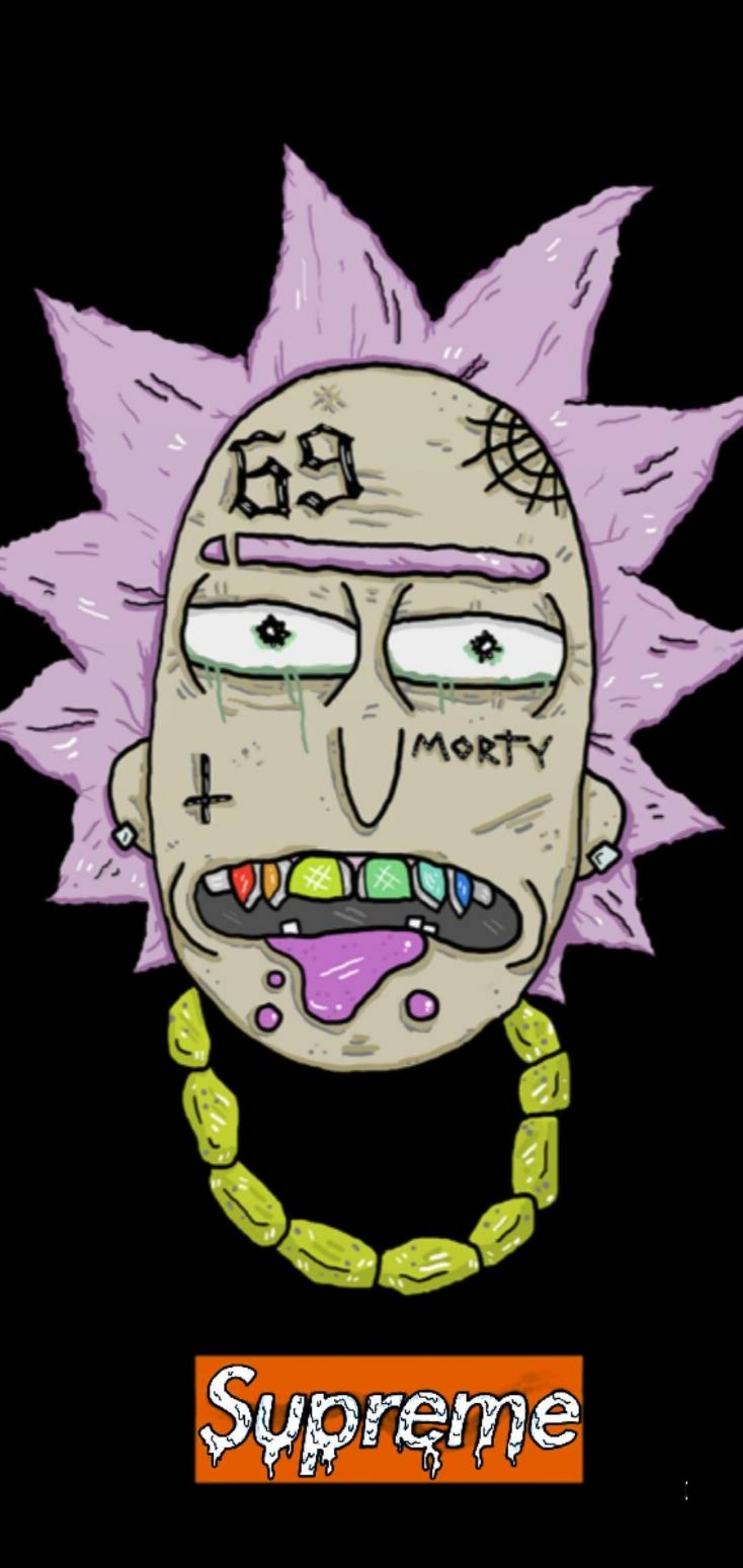 Rick And Morty Gucci Wallpapers