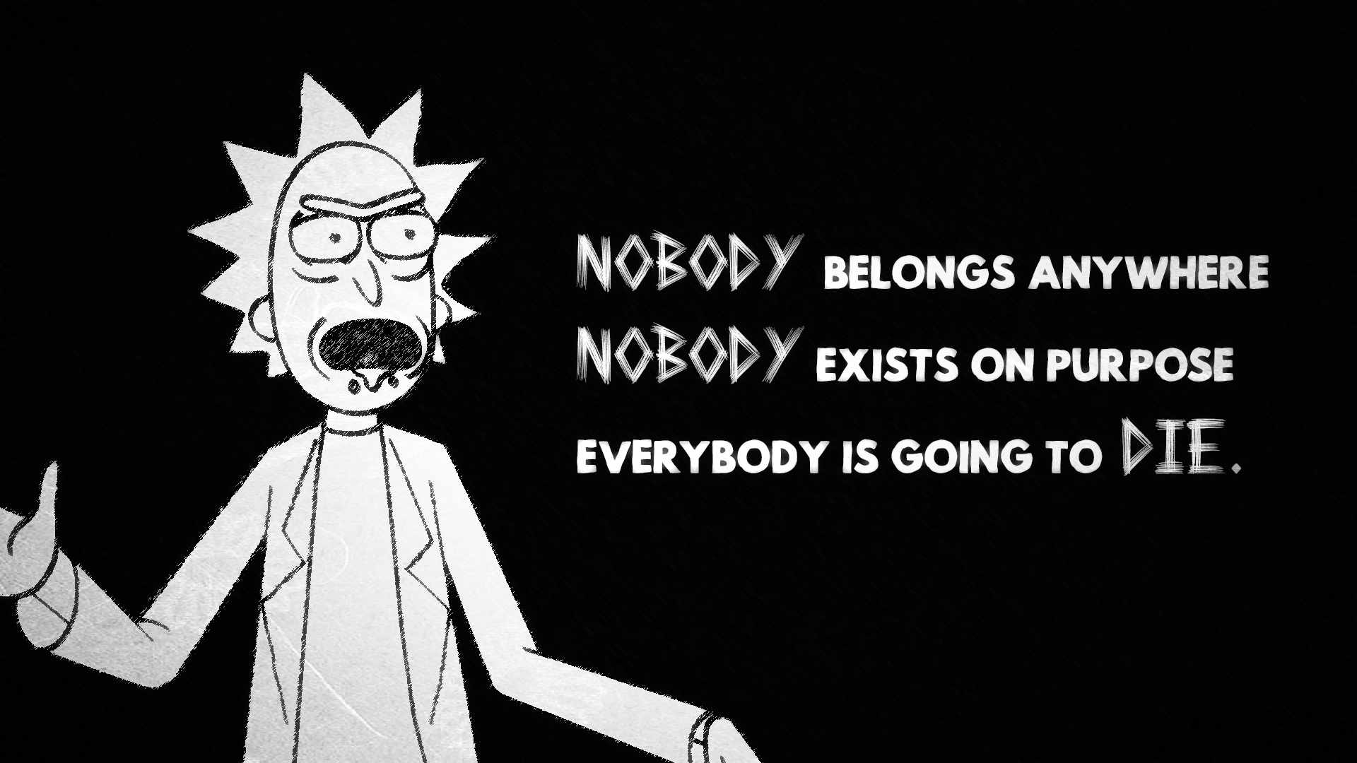 Rick And Morty Quote Wallpapers