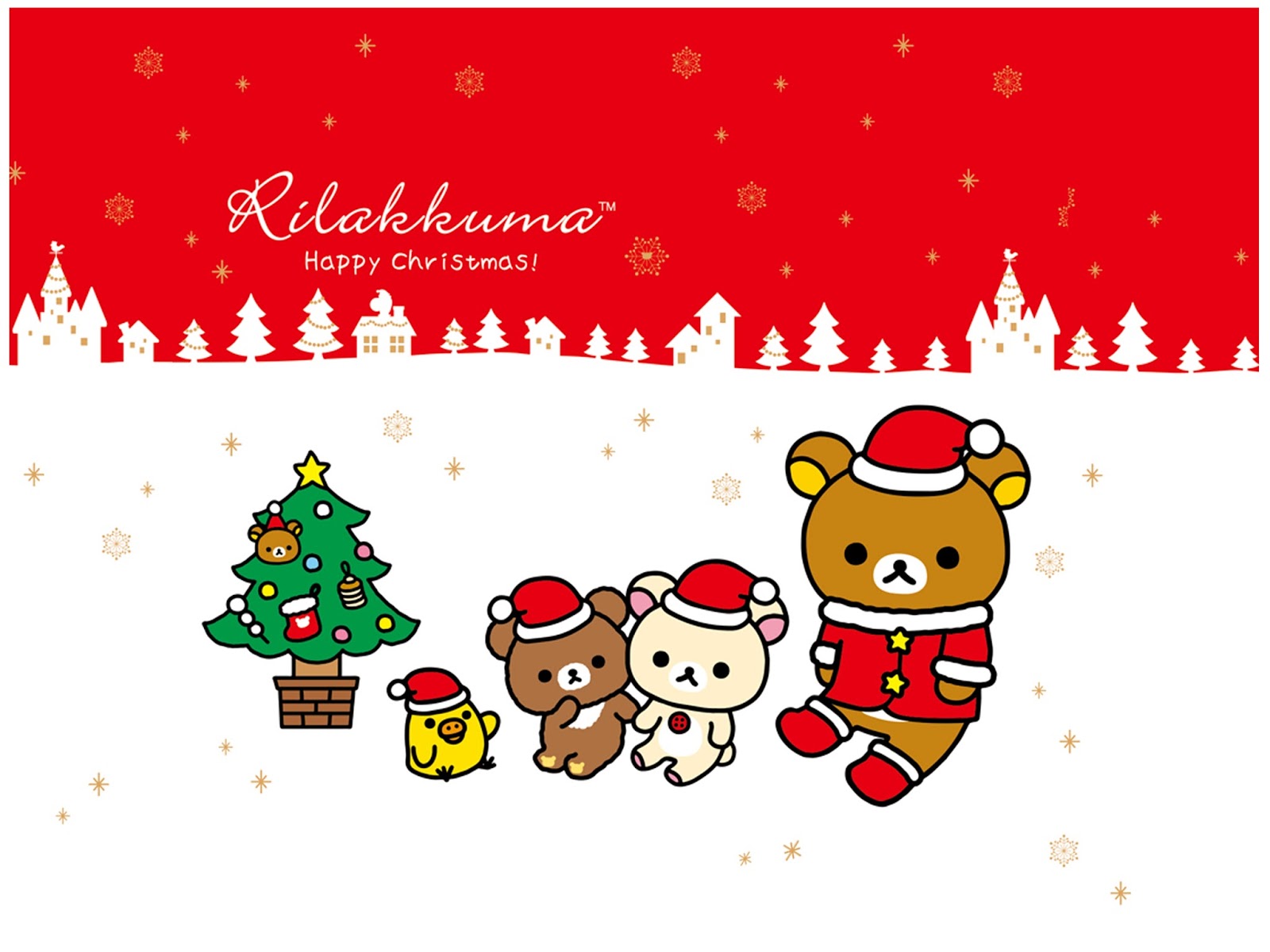 Rilakkuma Christmas Wallpapers