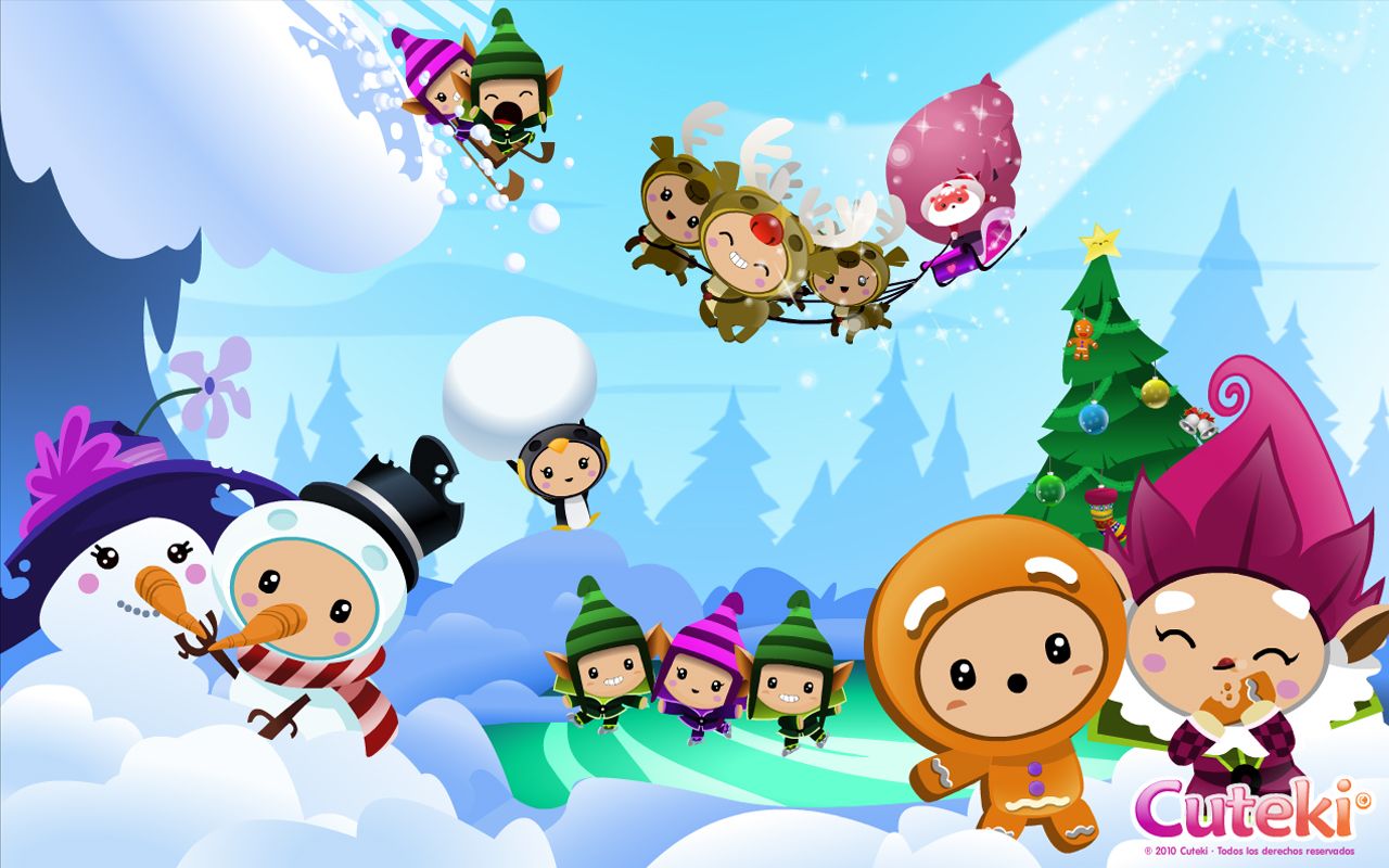 Rilakkuma Christmas Wallpapers