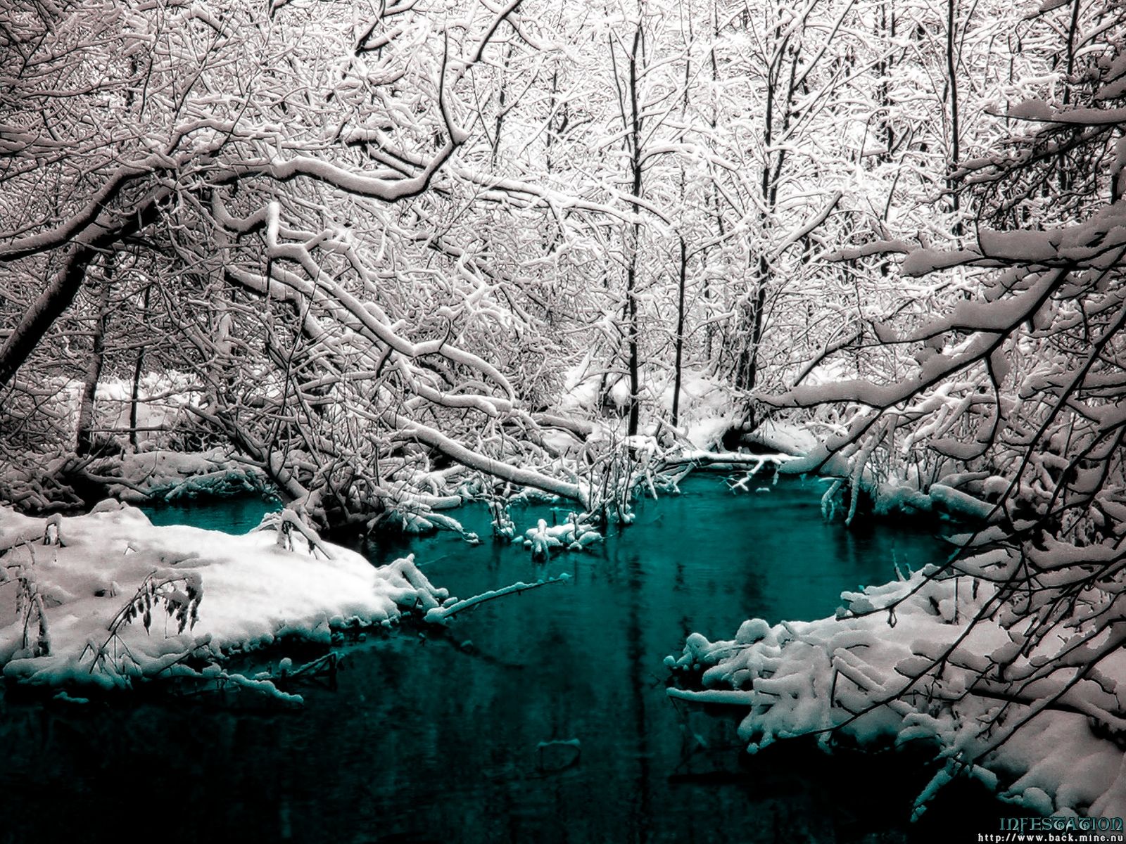 Rivers In Winter Wallpapers