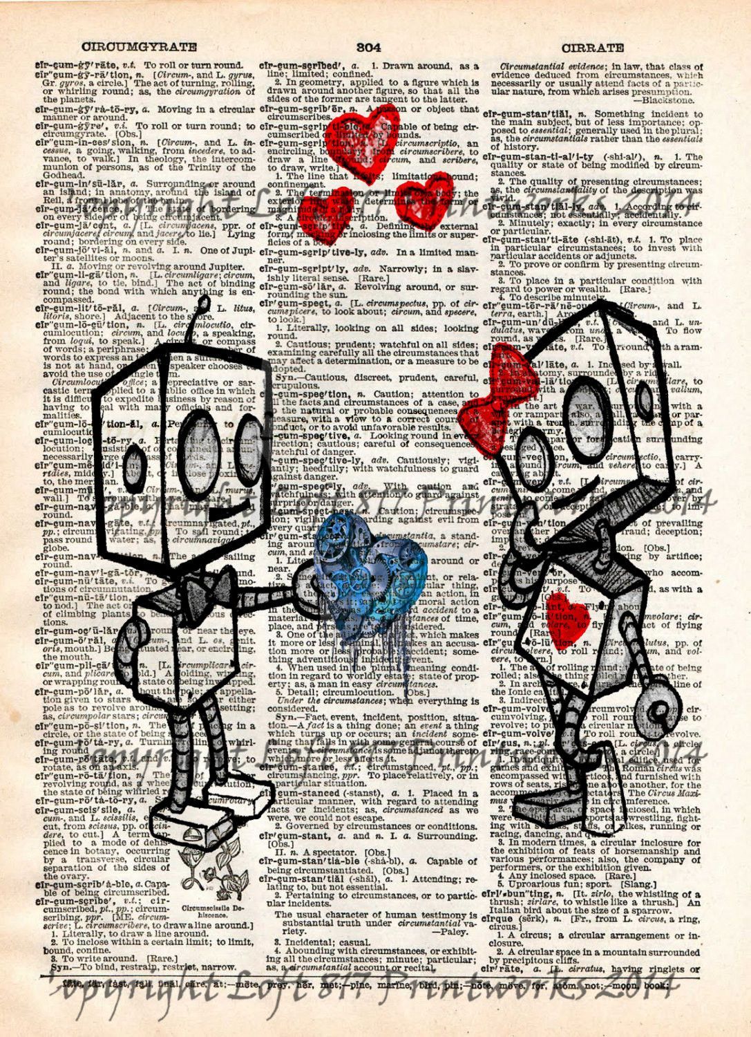 Robot Love Art Wallpapers