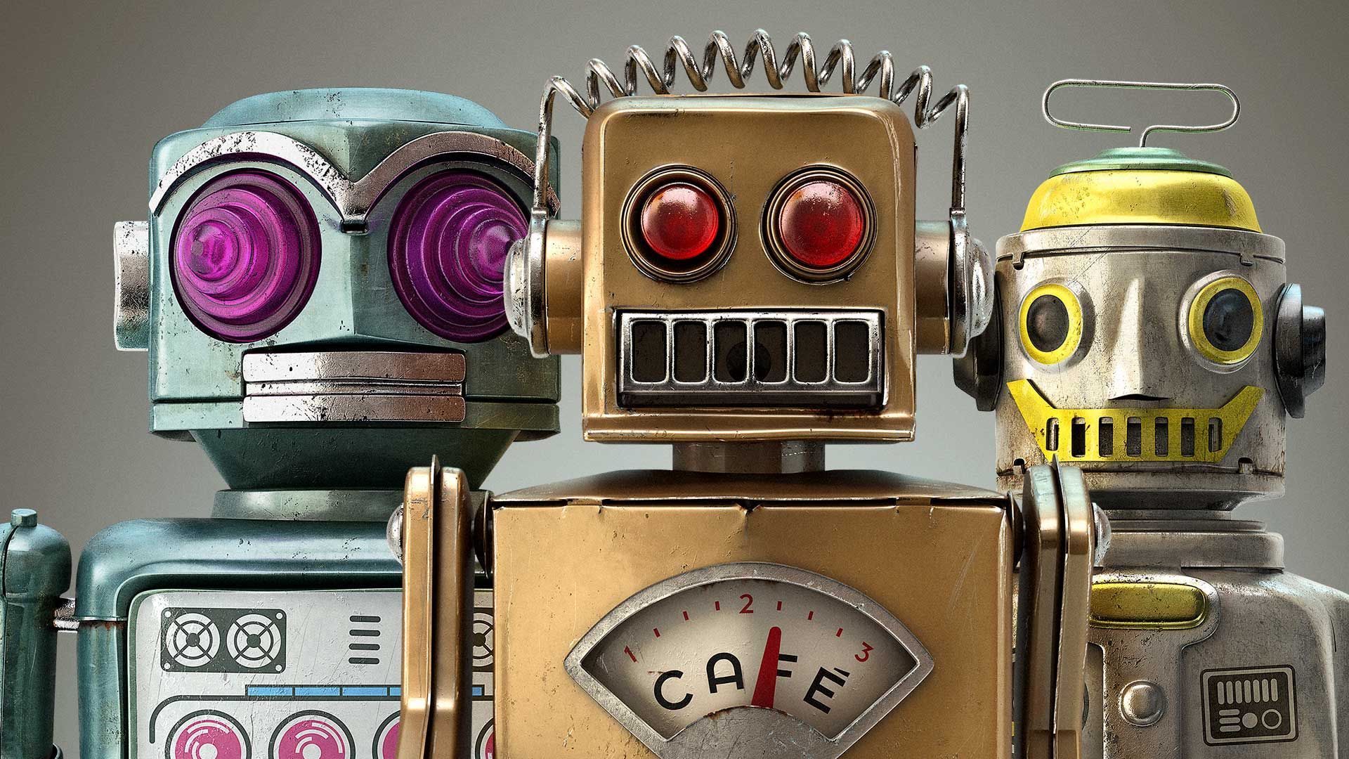 Robot Vintage Wallpapers